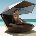 Sun shell mascherino FAZ Vondom Daybed bianco con parasole