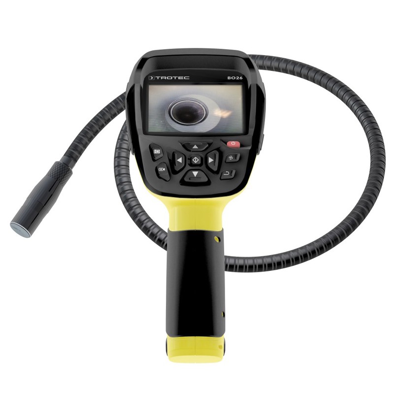 Caméra d'inspection vidéo avec une résolution de 320 x 240 pixels.