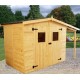 Eden Habrita Wood Garden Shelter 4,08 mq con pira e pavimento di 2,08 mq