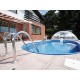 Piscine Ovale Azuro Ibiza Family 700 Luxe Enterrée