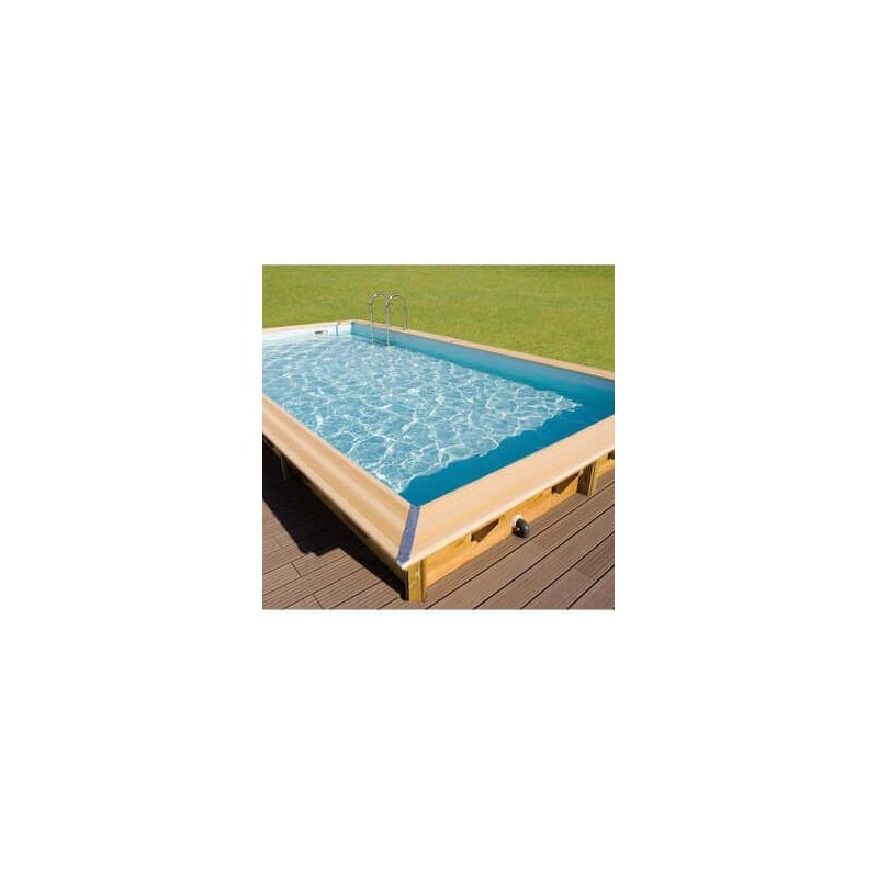 Piscine bois Linéa 650 x 350 x 140 cm - UBBINK - Home Piscine - Home Piscine,  expert piscine