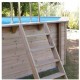 Piscina Madera Ubbink Azura 400x750 H130 Liner Beige