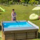 Piscina legno per bambini Pistoche 2 x 2m