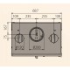 Ferlux Hierro Fundido Madera Inserto con Turbo 16 kW