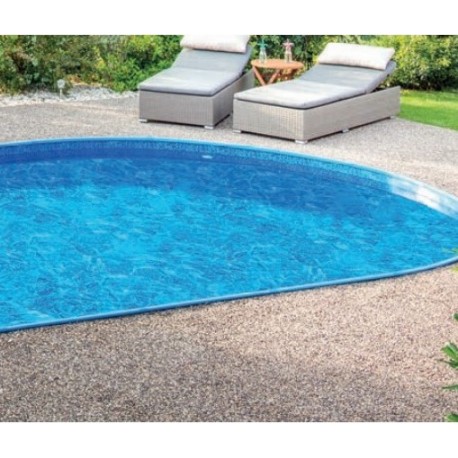 Oval pool Ibiza Azuro 11x5 H150 blue liner