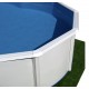 Piscina acima do solo TOI Ibiza Oval 915x457x132 com kit completo Antracite