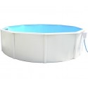 Piscine hors sol TOI Canarias ronde 350xH120 avec kit complet blanc