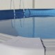 Oberirdischer Pool TOI Magnum rund 460x132 Anthrazit mit Sicherheitsleiter