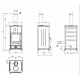 Holzofen mit Wärmerückgewinnung Nordica Extraflame Concita 4.0 13kW