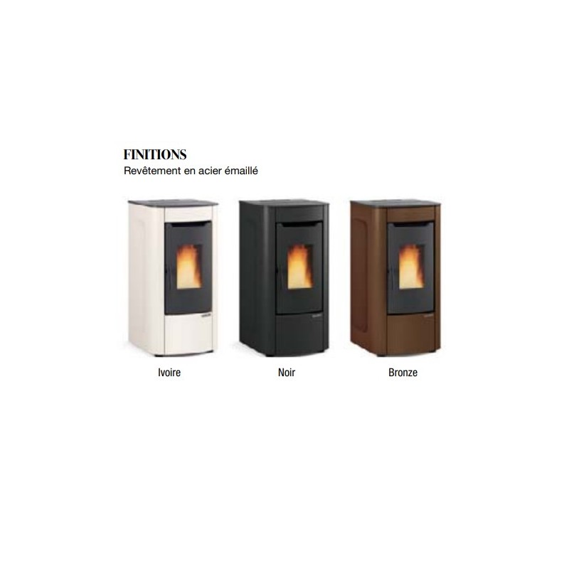 La nordica Extraflame Stufa a pellet ventilata KLAUDIA avorio