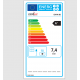 Estufa de leña Ferlux Enya 80 pie central 9,6 kW