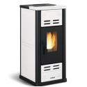 Extraflame Serafina Lux Evo 8kW Fogão Pellet Ventilado Branco