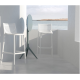 Conjunto de 4 banquetas Ibiza Bar White Vondom