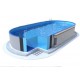 Piscine Ovale Azuro Ibiza 320x525H150 avec Filtre à sable