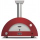 Moderno 1 Alfa Forni Hybrid Pizzaofen Antik Rot