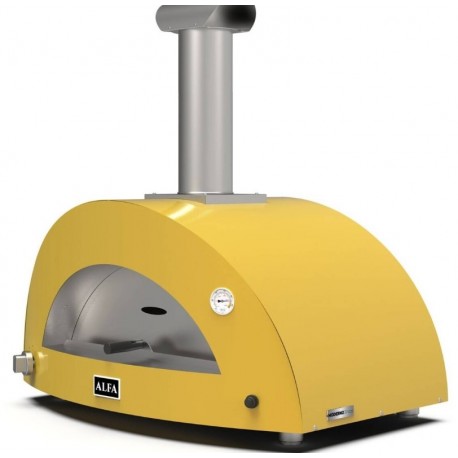 Moderno 3 Alfa Forni Híbrido Fogo Amarelo Forno Pizza