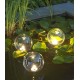 Set de tres esferas transparentes y flotantes Ubbink MultiBright Float 3 LED