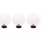 Set de tres esferas transparentes y flotantes Ubbink MultiBright Float 3 LED