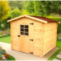 Alpina Garden Shed Solid Wood Habrita 4 m2 Log 20mm