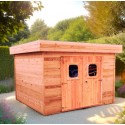 Casetta da giardino in legno Dinan 3,4x3,4 Habrita 11,5m2