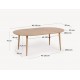 Table Ronde Extensible 90 à 170x90 bois chêne Quio VeryForma