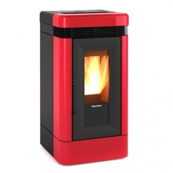 La Nordica Extraflame Lucia 12 kW Ventilated Pellet Stove Bordeaux