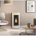 La Nordica Extraflame Klaudia 8kW Stufa a Pellet Canalizzata Avorio