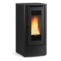 Dahiana Plus VFS 10 kW La Nordica Extraflame pelletkachel met kanalen zwart