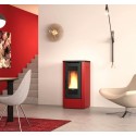 Stufa a pellet canalizzata Dahiana Plus VFS 10 kW La Nordica Extraflame avorio