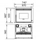 Inserto de pellets canalizado Comfort P70 Air Plus La Nordica Extraflame 10kW