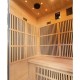 Infrared Twin Panoramic 2-Seater Sauna in VerySpas Spruce