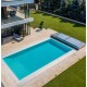 Linea Flat Copertura Piscina Abrilios Telescopica per Piscina 600x300