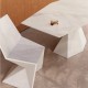 Conjunto de Mesa y 2 Sillas Vertex Vondom Blanco