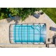 Abrilios Low Zen Cobertura de Piscina Telescópica para Piscina 600x300