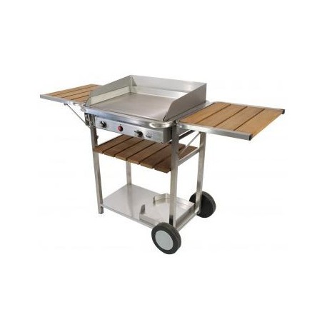 Baila 5 KW RVS Bakplaat TONIO op Trolley - SavorCook Selects